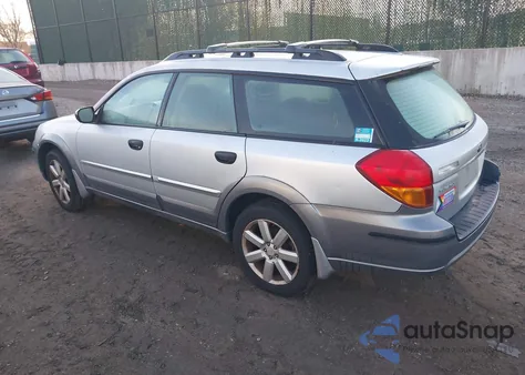 2007 Subaru Outback 2.5I z USA, uszkodzony, nr VIN 4S4BP61C477305644